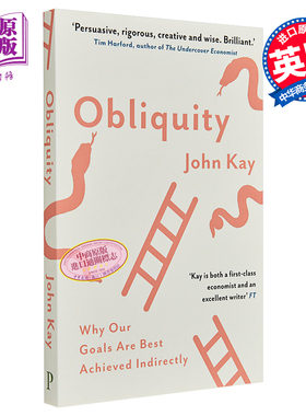 现货 【中商原版】倾斜度：为什么我们目标好直接达成 英文原版 Obliquity: Why Our Goals are Best
