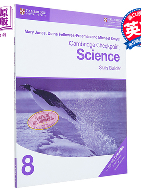 现货 剑桥大学出版Cambridge checkpoint skill builder workbook 8初中科学技能建设者练习册八年级【中商原版】