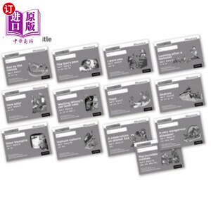 海外直订Read Write Inc. Phonics: Grey Set 7 Core Black &... Read Write公司自然拼读:灰套7核心黑白故事书(每包130本)