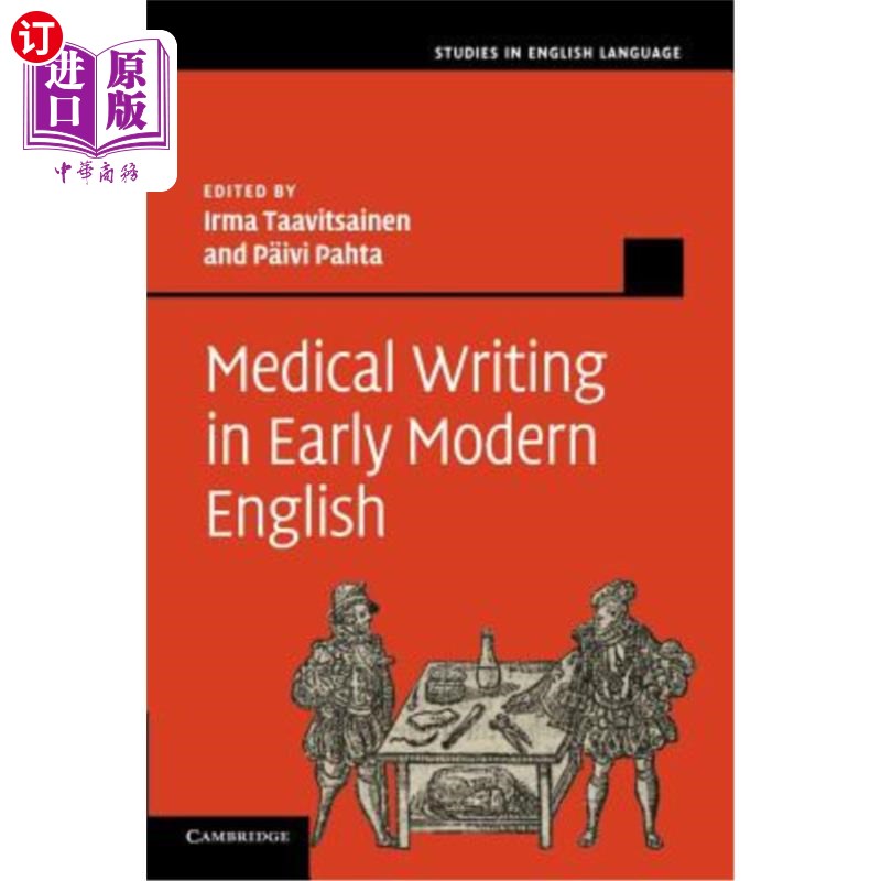 海外直订Medical Writing in Early Modern English 早期现代英语中的医学写作