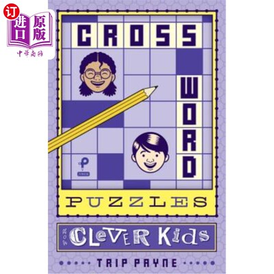海外直订Crossword Puzzles for Clever Kids: Volume 1 聪明孩子的纵横字谜
