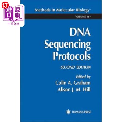 海外直订DNA Sequencing Protocols DNA测序协议