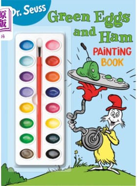 海外直订Dr. Seuss: Green Eggs and Ham Painting Book: Coloring and Activity Book with Pai 苏斯博士：绿色鸡蛋和火腿绘