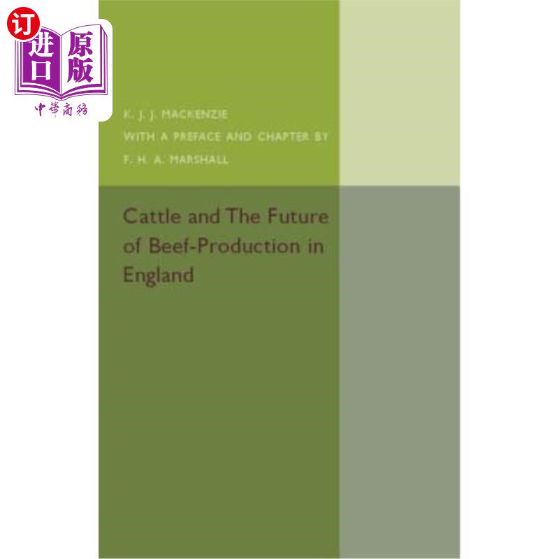 海外直订Cattle and the Future of Beef-Production in England 牛与英国牛肉生产的未来