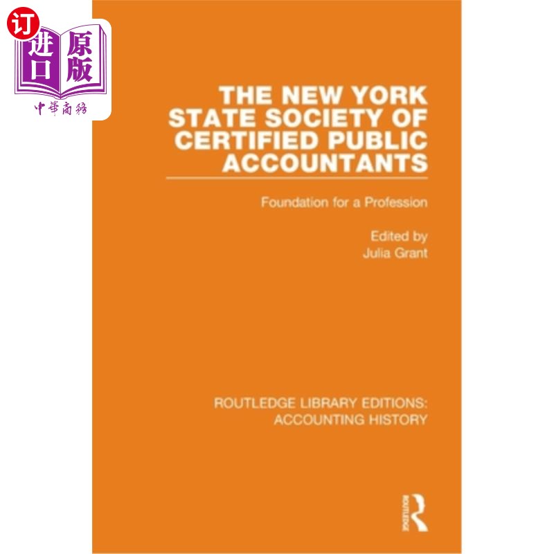 海外直订The New York State Society of Certified Public Accountants: Foundation for a Pro 纽约州注册会计师协会:职业