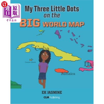 海外直订My Three Little Dots on the Big World Map 我在大世界地图上的三个小点