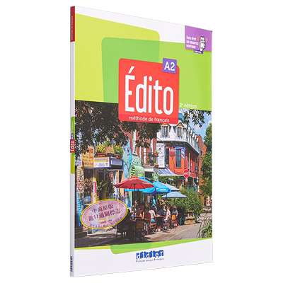 青少儿法语教材 2022版 Edito A2 学生用书 + didierfle.app A2 Livre 法文原版 Marion Perrard 小语种语言学习【中商原版】
