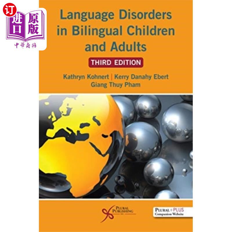 海外直订医药图书Language Disorders in Bilingual Children and Adu... 双语儿童和成人的语言障碍