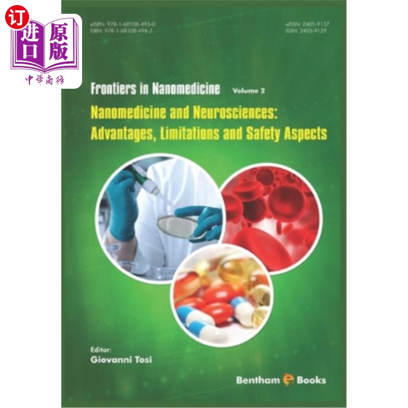 海外直订Nanomedicine and Neurosciences: Advantages, Limitations and Safety Aspects 纳米医学和神经科学：优势、局限性