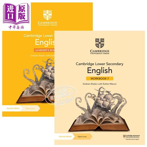 NEW Cambridge Lower Secondary English Learner's Book/Workbook 7 剑桥初中英语课程 学习用书/练习册 可选【中商原版】