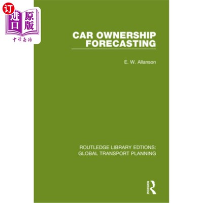 海外直订Car Ownership Forecasting 汽车保有量预测