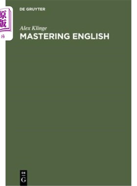 海外直订Mastering English 掌握英语：学生的练习册和指南