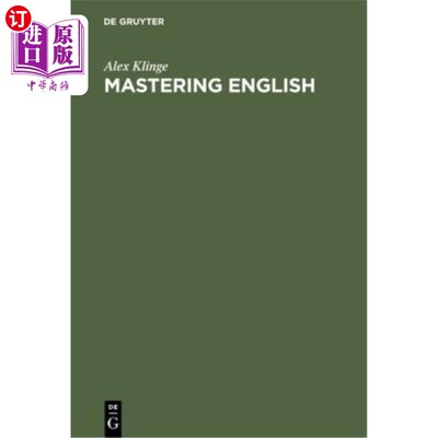 海外直订Mastering English 掌握英语：学生的练习册和指南