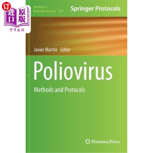 海外直订医药图书Poliovirus: Methods and Protocols 脊髓灰质炎病毒:方法和协议