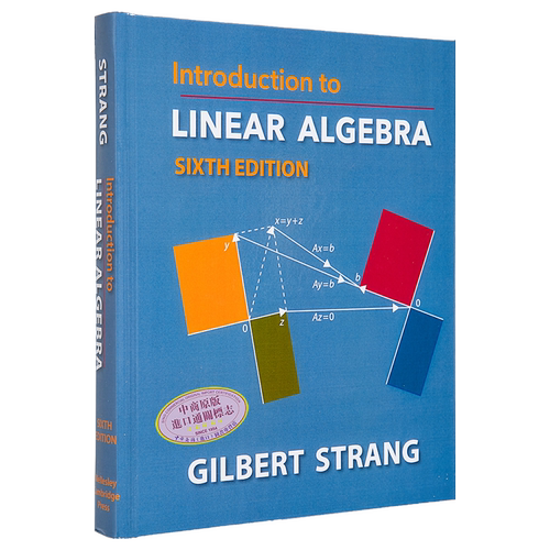 线性代数入门 第6版 线性代数导论 数学教材 MIT教授吉尔伯特斯特朗 Gilbert Strang 英文原版 Introduction to Linear Algeb
