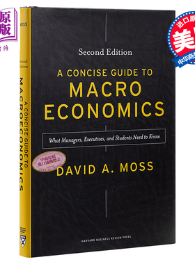 预售 七天读懂宏观经济 豆瓣高分 英文原版 A Concise Guide to Macroeconomics Second Edition David A Moss【中商原版】