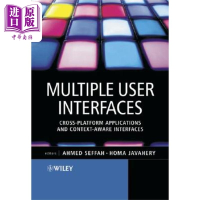 现货 多用户接口 Multiple User Interfaces Ahmed Seffah 英文原版
