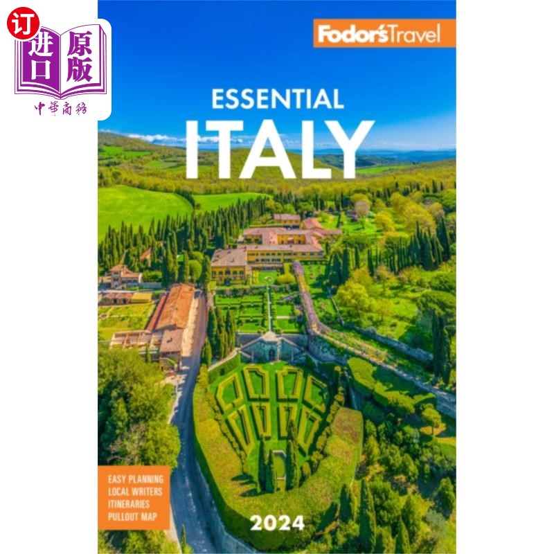 海外直订Fodor's Essential Italy 2024 2024年意大利福多精华