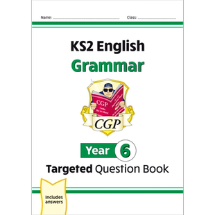CGP New KS2 English Year 6 Grammar Targeted Question Book (with Answers) KS2 英语6年级语法有针对性的问题书【中商原?