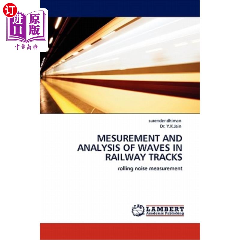 海外直订Mesurement and Analysis of Waves in Railway Tracks 铁路轨道波浪测量与分析