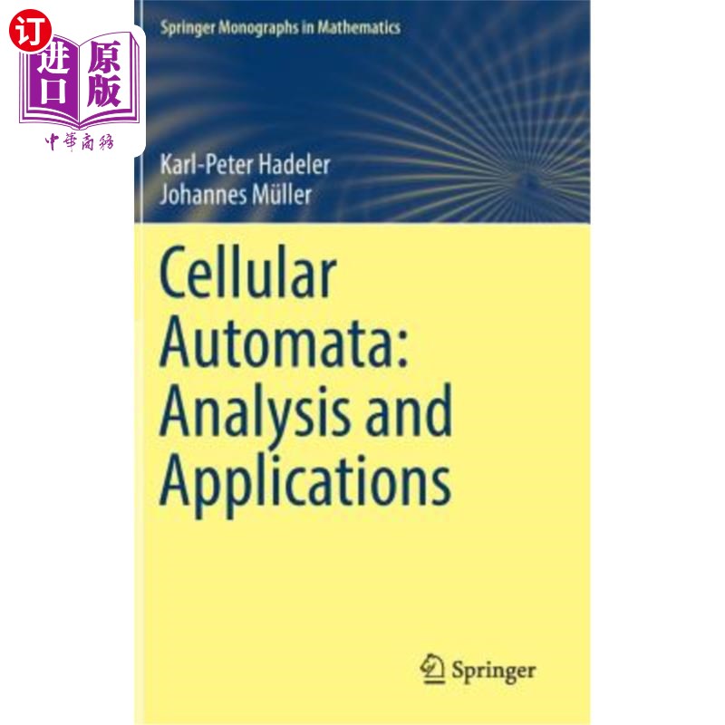 海外直订Cellular Automata: Analysis and Applications 细胞自动机：分析与应用