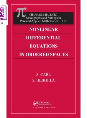 海外直订Nonlinear Differential Equations in Ordered Spac... 序空间中的非线性微分方程