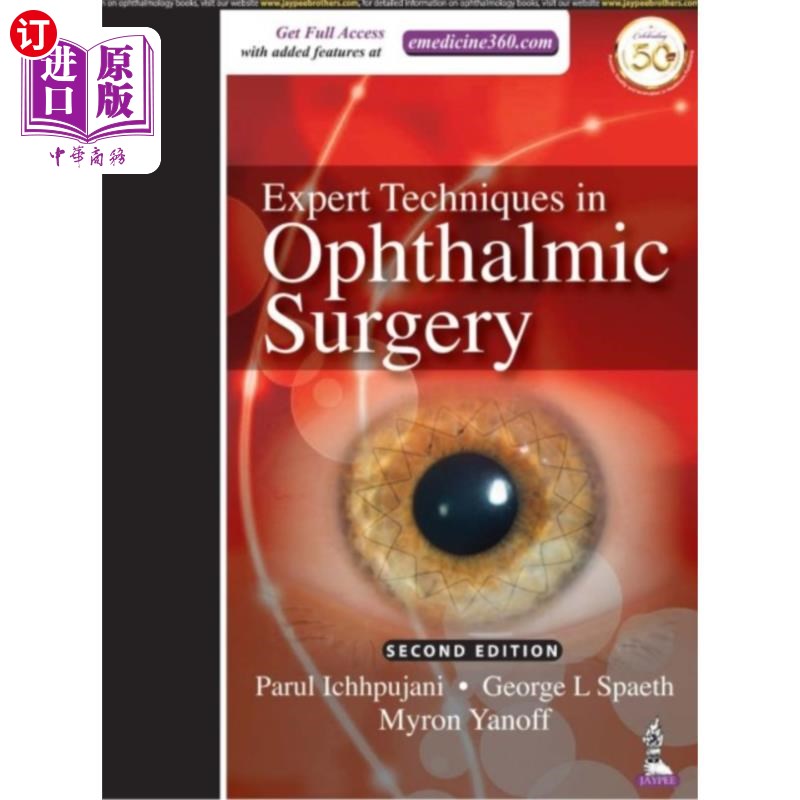海外直订医药图书Expert Techniques in Ophthalmic Surgery 眼科手术专家技术