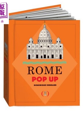 【法文版】法国立体书大师 多米尼克 埃哈德 罗马 立体书 Rome Pop up 原版 Anne Lemasson Dominique Ehrhard【中商原版】