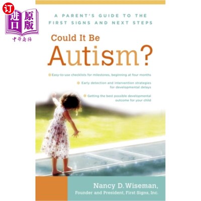 海外直订医药图书Could It Be Autism?: A Parent's Guide to the First Signs and Next Steps 可能是自闭症吗?第一个迹象和
