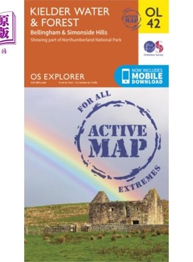 海外直订Kielder Water & Forest, Bellingham & Simonside H... 基尔德水与森林，贝灵汉和西蒙赛德山