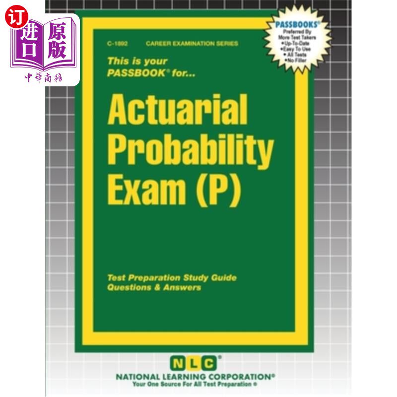 海外直订Actuarial Probability Exam (P) 精算概率考试(P)