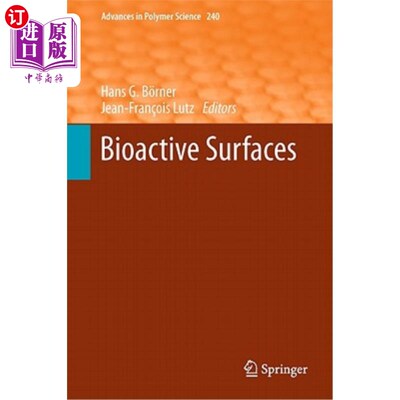海外直订Bioactive Surfaces 生物活性表面