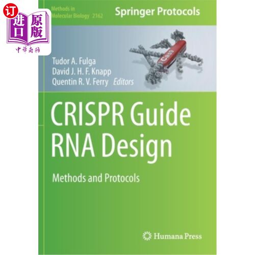 海外直订Crispr Guide RNA Design: Methods and Protocols Crispr指南RNA设计:方法和协议