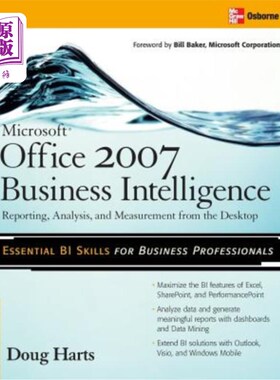 海外直订Microsoft (R) Office 2007 Business Intelligence: Reporting, Analysis, and Measur 微软(R) Offi