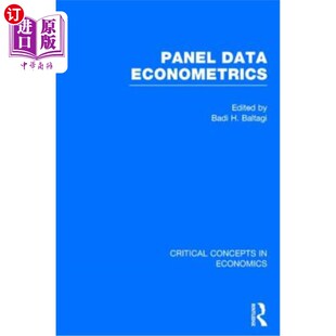 Econometrics Data 面板数据计量经济学 海外直订Panel