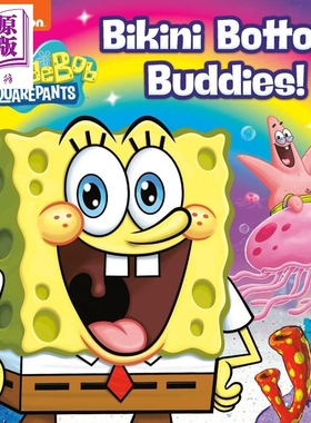 预售 海绵宝宝大电影 比奇堡小伙伴们 海绵宝宝漫画书 英文原版 海绵宝宝周边 Bikini Bottom Buddies Spongebob Squarepants
