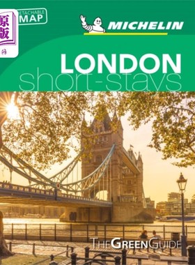 海外直订London - Michelin Green Guide Short Stays 伦敦-米其林绿色短期住宿指南