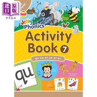 Book 中商原版 Phonics 英语 Activity 手写体英式 Jolly 快乐自然拼读活动手册7