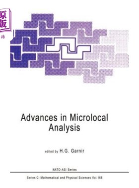 海外直订Advances in Microlocal Analysis 微局部分析的研究进展