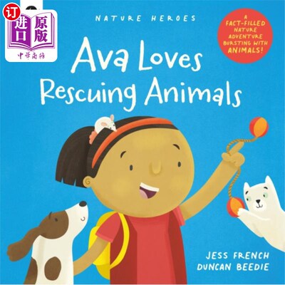 海外直订Ava Loves Rescuing Animals 艾娃喜欢拯救动物