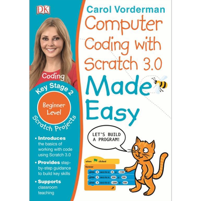 Computer Coding with Scratch 3.0 Made Easy DK 轻松学编程 编写游戏项目 儿童计算机语言 代码教程 英文原版【中商原版】