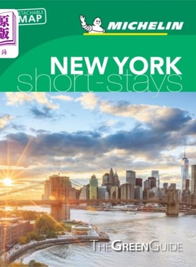 海外直订New York - Michelin Green Guide Short Stays 纽约-米其林绿色指南短期住宿