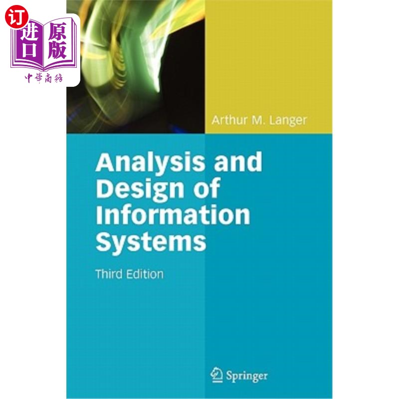 海外直订Analysis and Design of Information Systems 信息系统的分析与设计