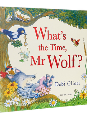What's the Time, Mr Wolf 老狼老狼几点了 儿童亲子故事读物睡前阅读 平装 英文原版【中商原版】