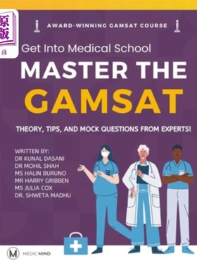 海外直订Master the Gamsat: Theory, Tips and Mock Questions from Gamsat Experts 掌握Gamsat:理论，技巧和模拟问题从Gam