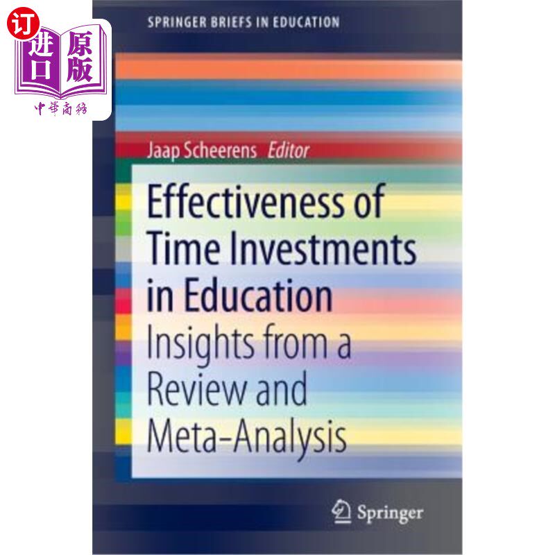 海外直订Effectiveness of Time Investments in Education: Insights from a Review and Meta- 教育时间投资的有效性：回顾