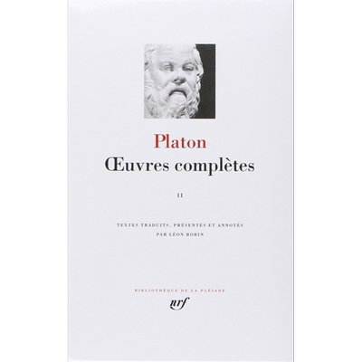 现货 七星文库 柏拉图全集2 法文原版 Oeuvres completes Vol 2 Platon 柏拉图 古希腊哲学家 经典 人文社科 哲学【中商原版】