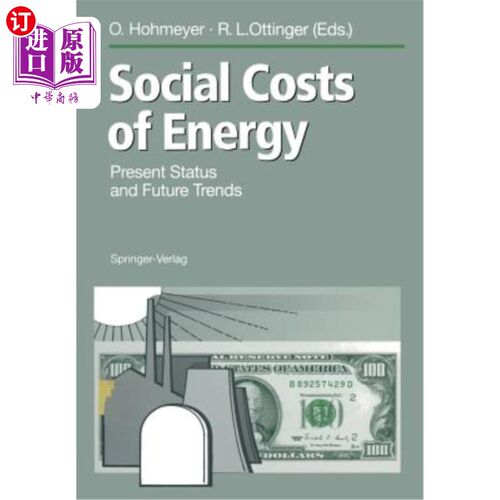 海外直订Social Costs of Energy: Present Status and Future Trends 能源的社会成本：现状和未来趋势