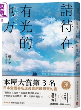 预售 请待在有光的地方 本屋大赏TOP3 直木赏入围作 港台原版 一穂ミチ 皇冠文化【中商原版】