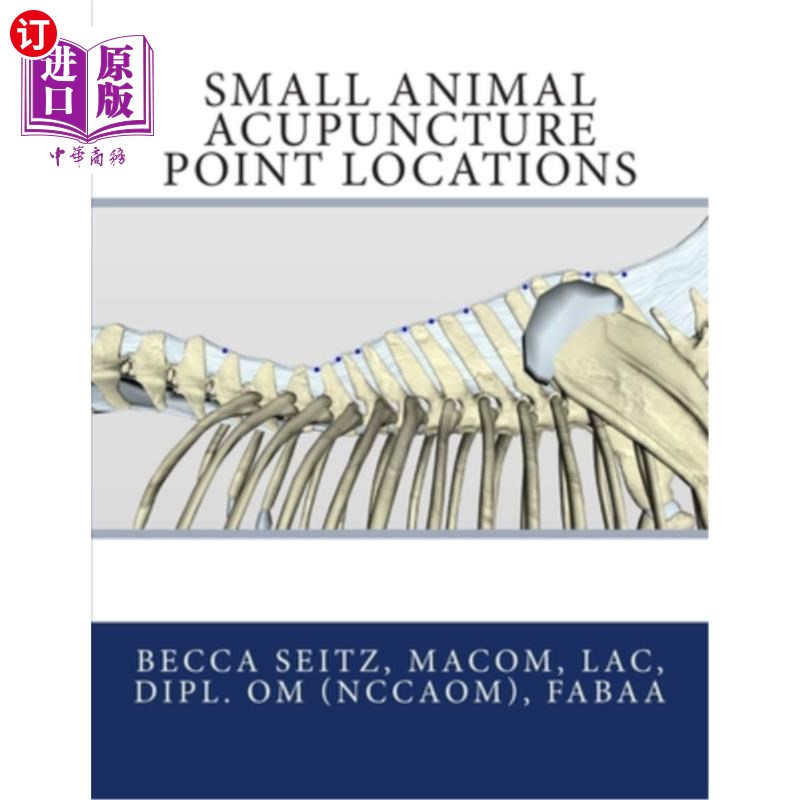 海外直订医药图书Small Animal Acupuncture Point Locations 小动物穴位位置